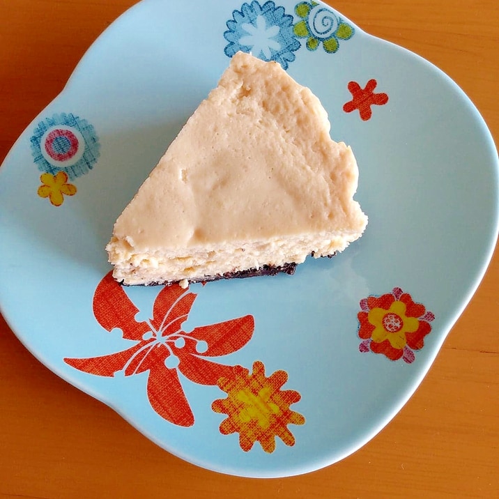 蒸して簡単！チーズケーキ